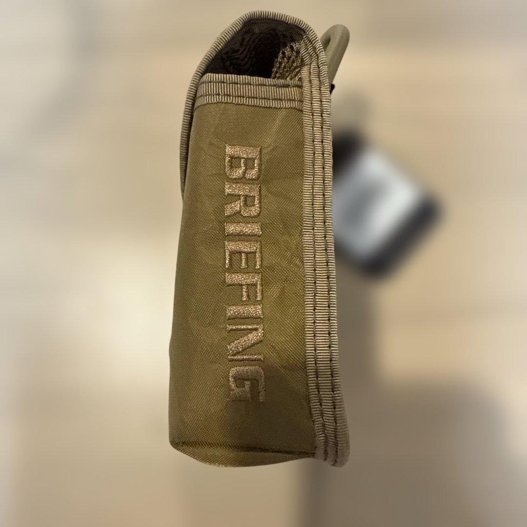 BRIEFING カーキ ポーチ フック付き