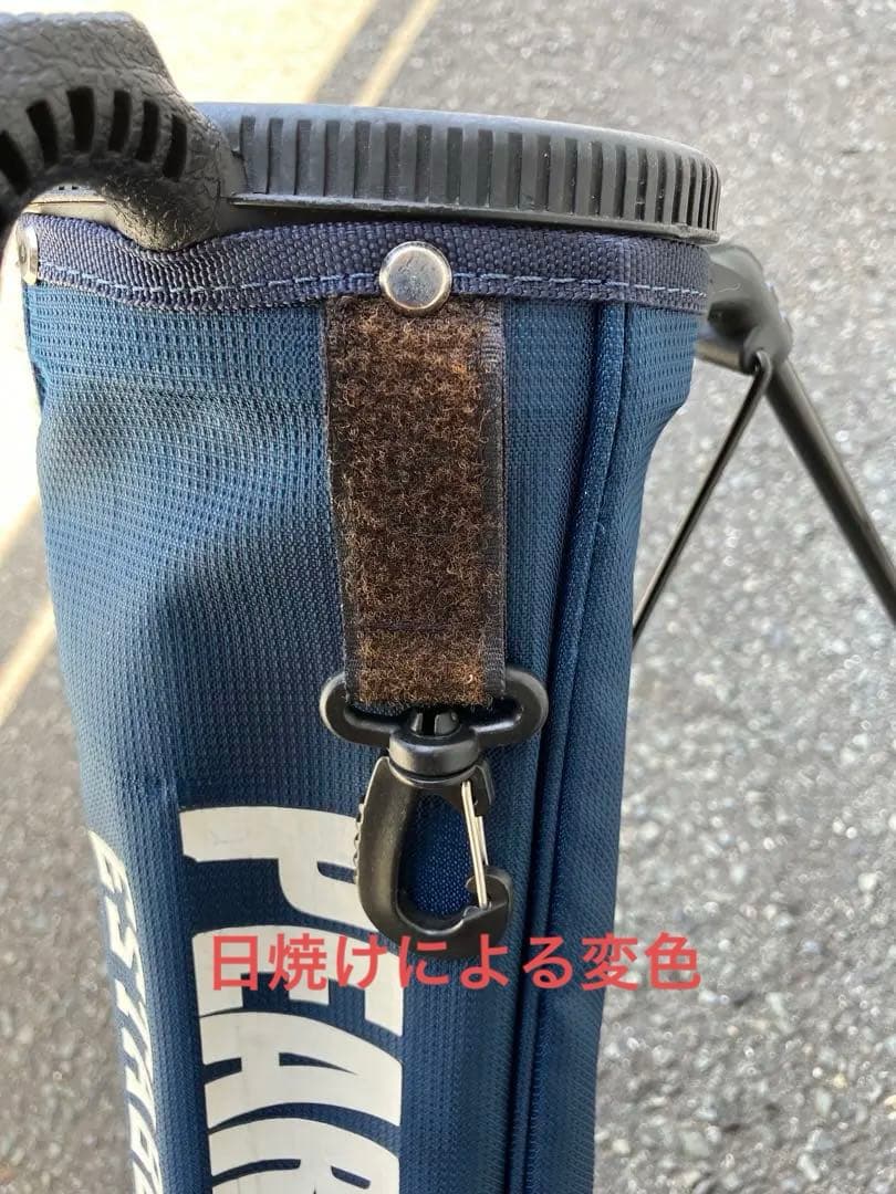 PEARLY GATES スタンドゴルフバッグ ネイビー　中古品