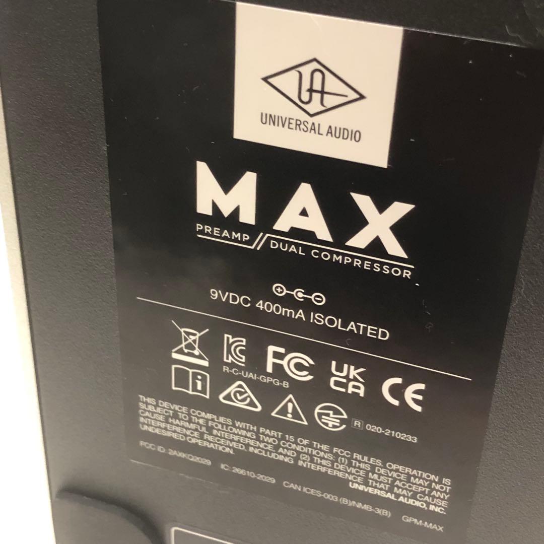 ギター UAFX MAX Preamp/Dual Compressor