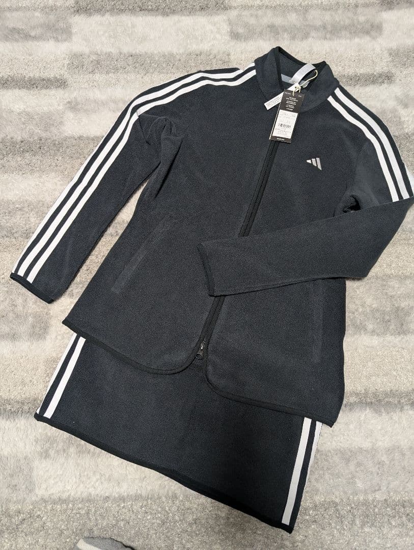 【新品タグ付】adidas ジャケット スカート セット ブラック