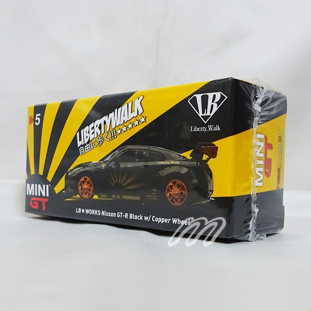 ⭐️MINI GT LB★Works 日産 GT-R Black 左ハンドル⭐️