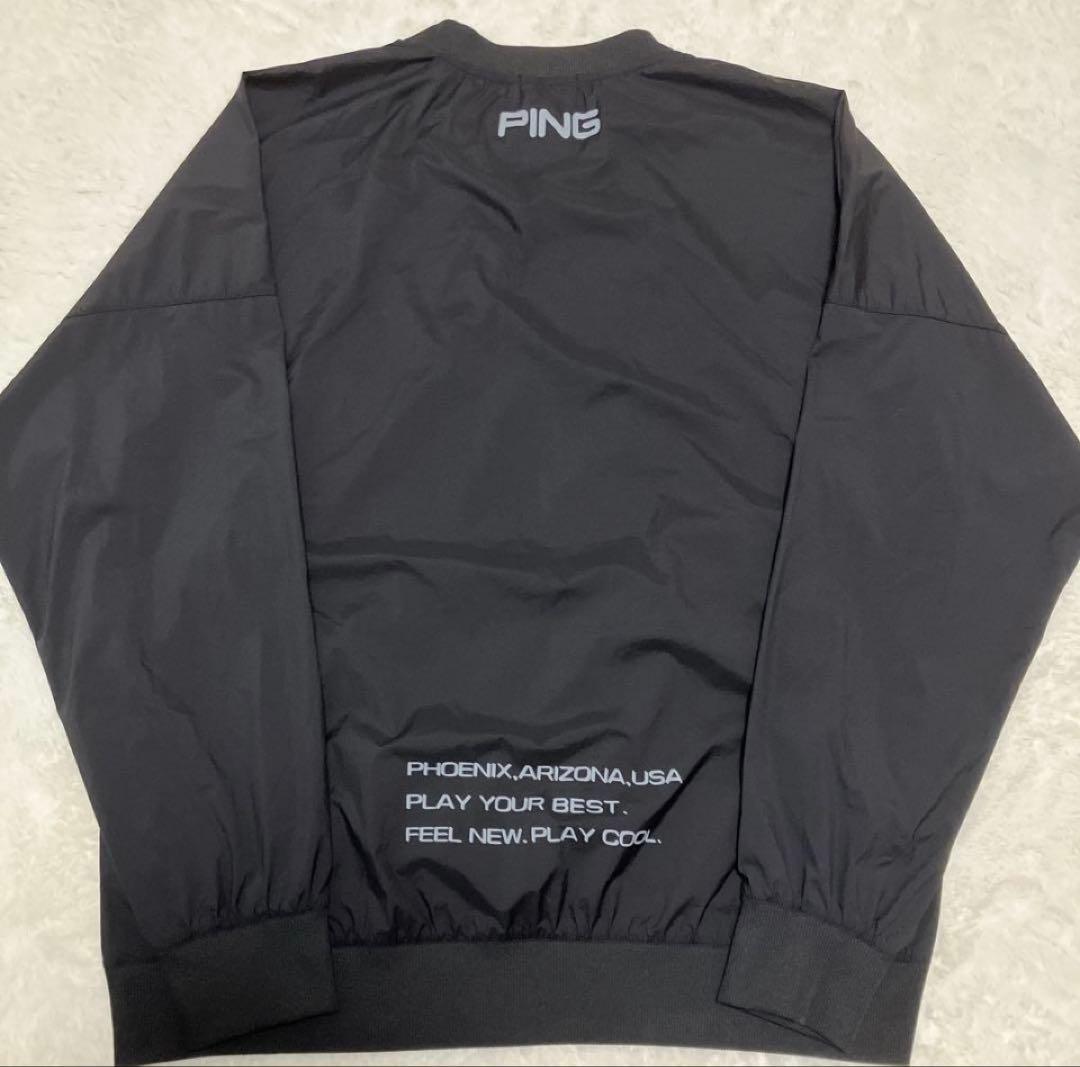 【極美品】PING ピン ナイロンジャケット プルオーバー薄手 ゴルフウェアL