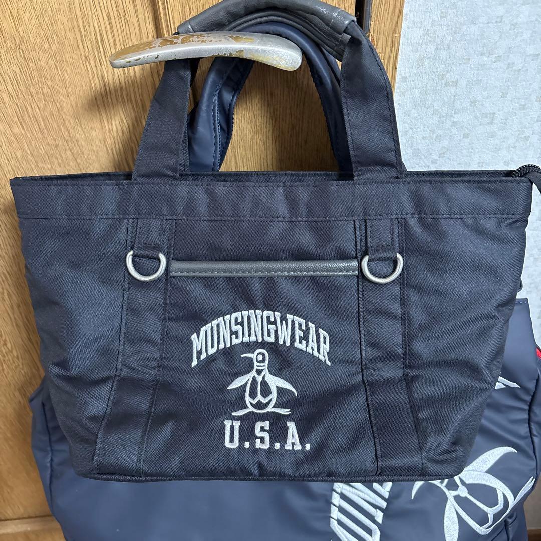 Munsingwear トートバッグ ダークブルー