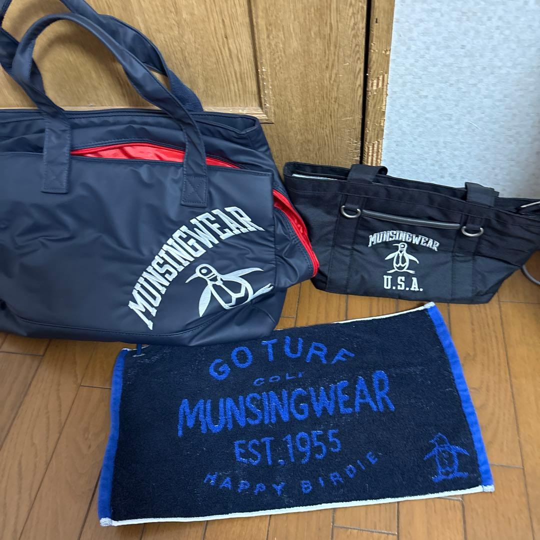 Munsingwear トートバッグ ダークブルー