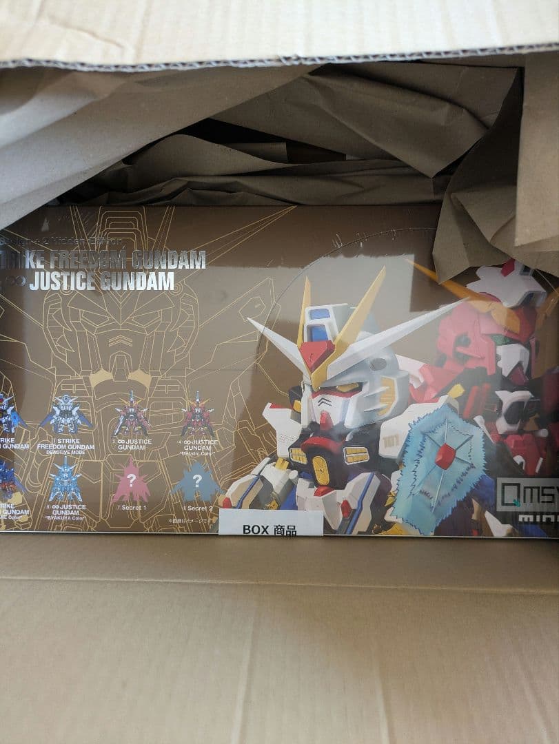 STRIKE FREEDOM & INFINITE JUSTICEボックス未開封