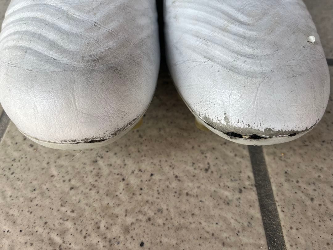 ASICS サッカーシューズ ホワイト/ブルー　27.5cm