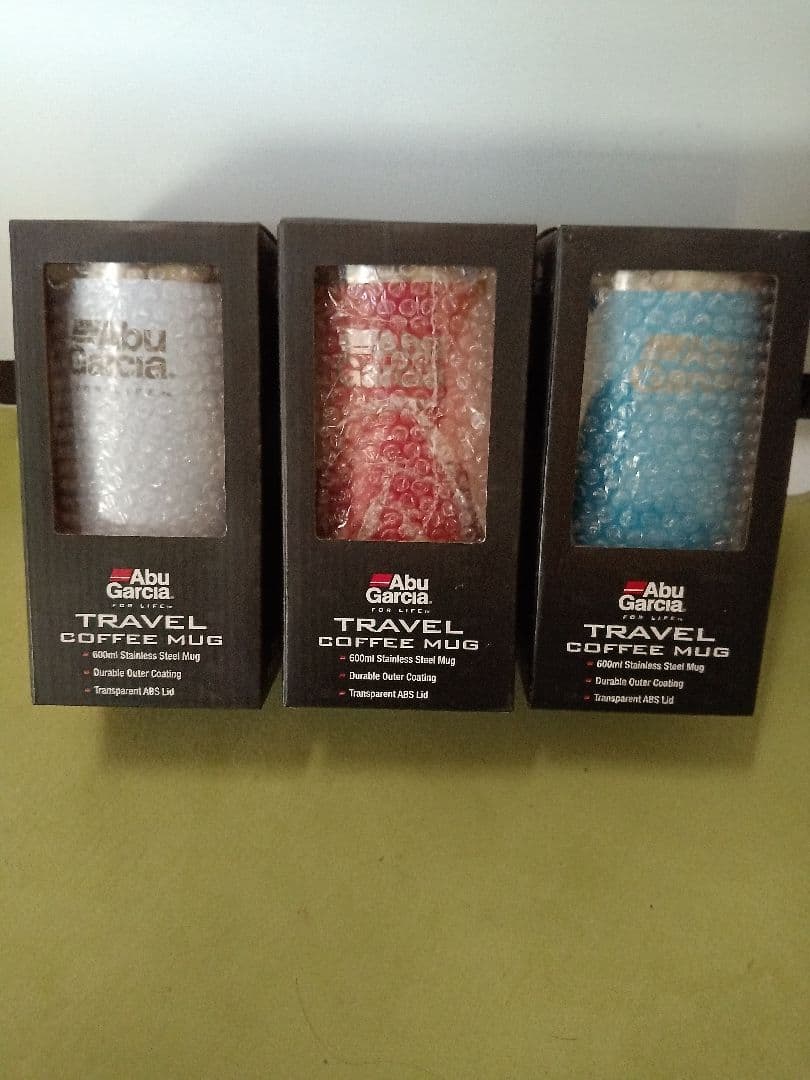 Abu Garcia TRAVEL COFFEE MUG 3色セット