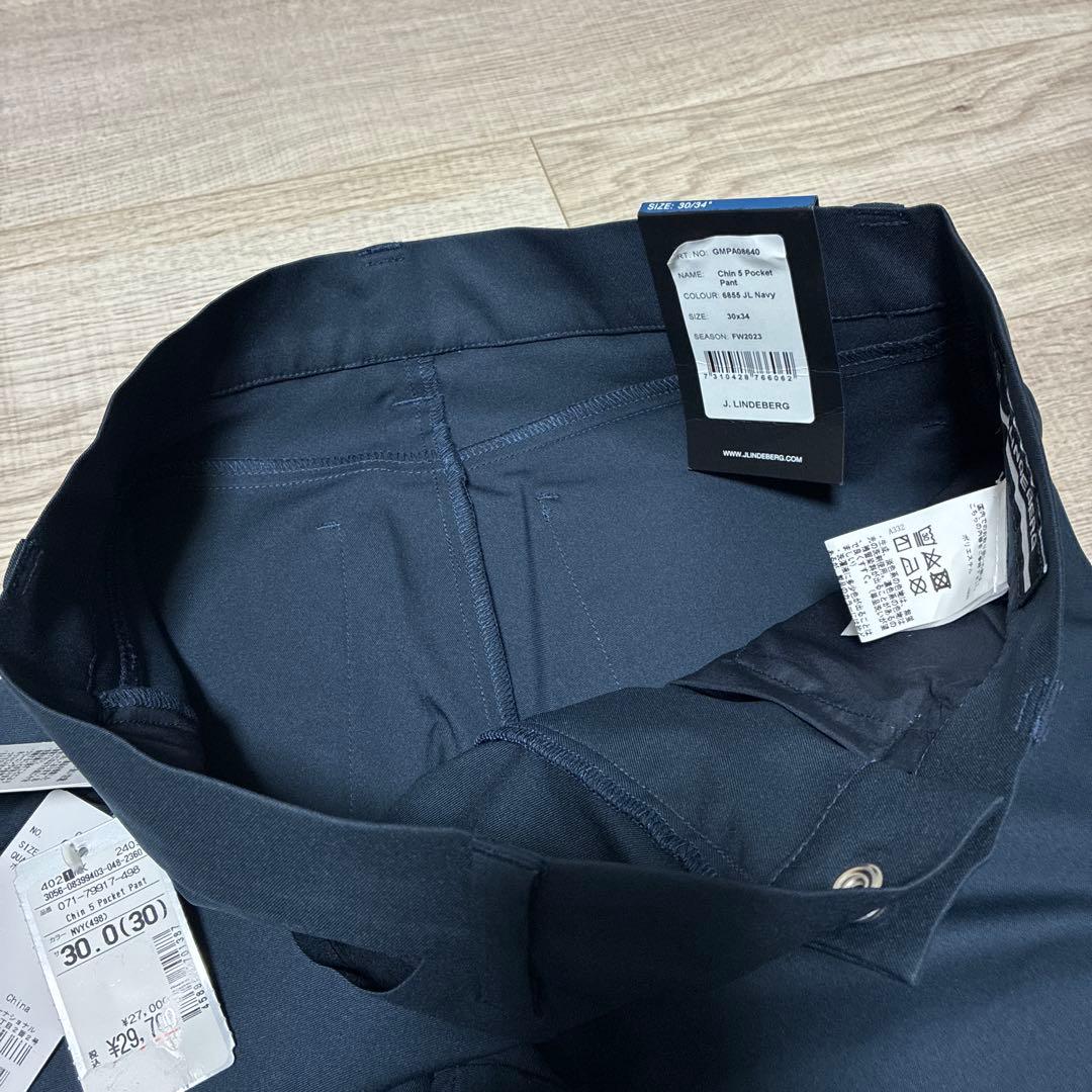 未使用 jリンドバーグ ゴルフパンツ chin 5 pocket pant 30