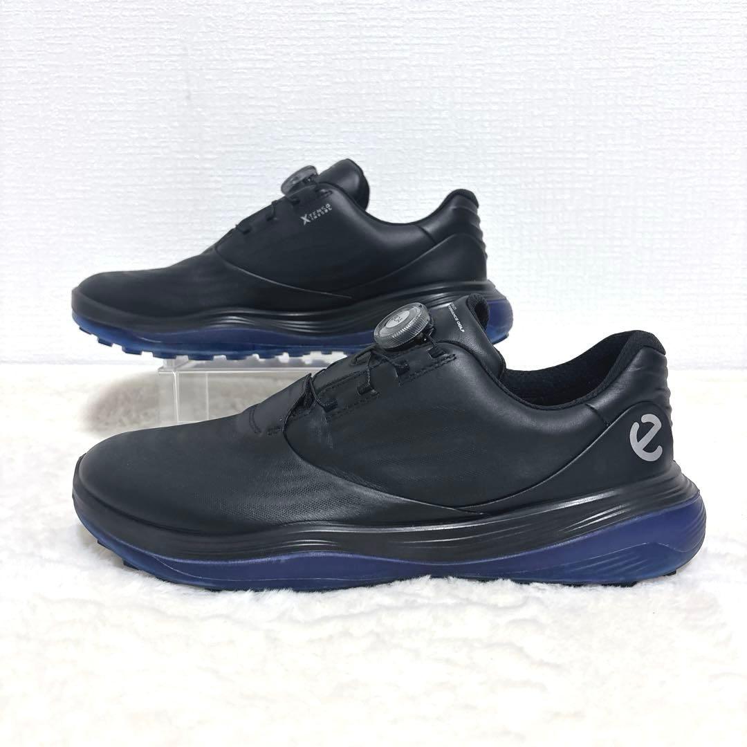 【未使用級】ecco エコー　ゴルフシューズ　GOLF LT1 BOA 黒　42