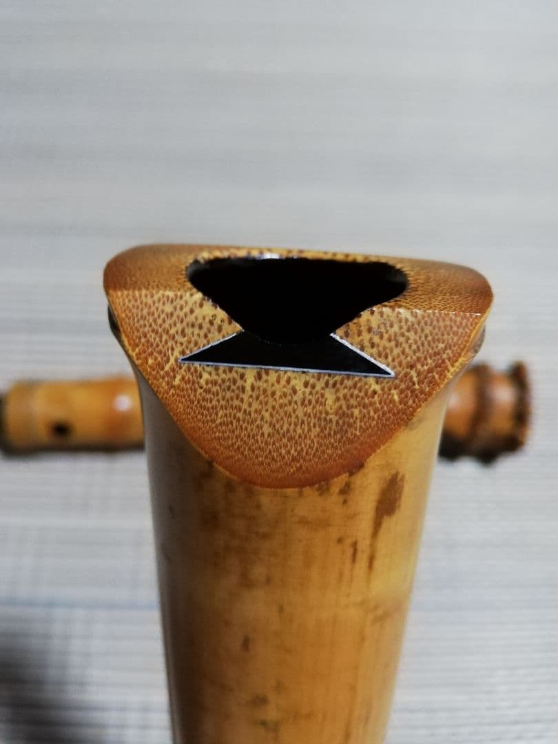 竹製 5穴 尺八　琴古流３印