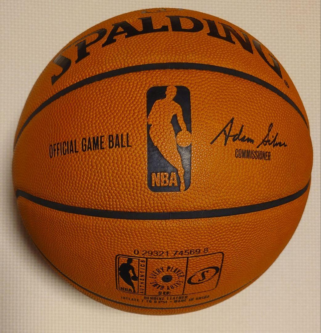 新品 SPALDING NBA 公式球 6.5号 天然革皮