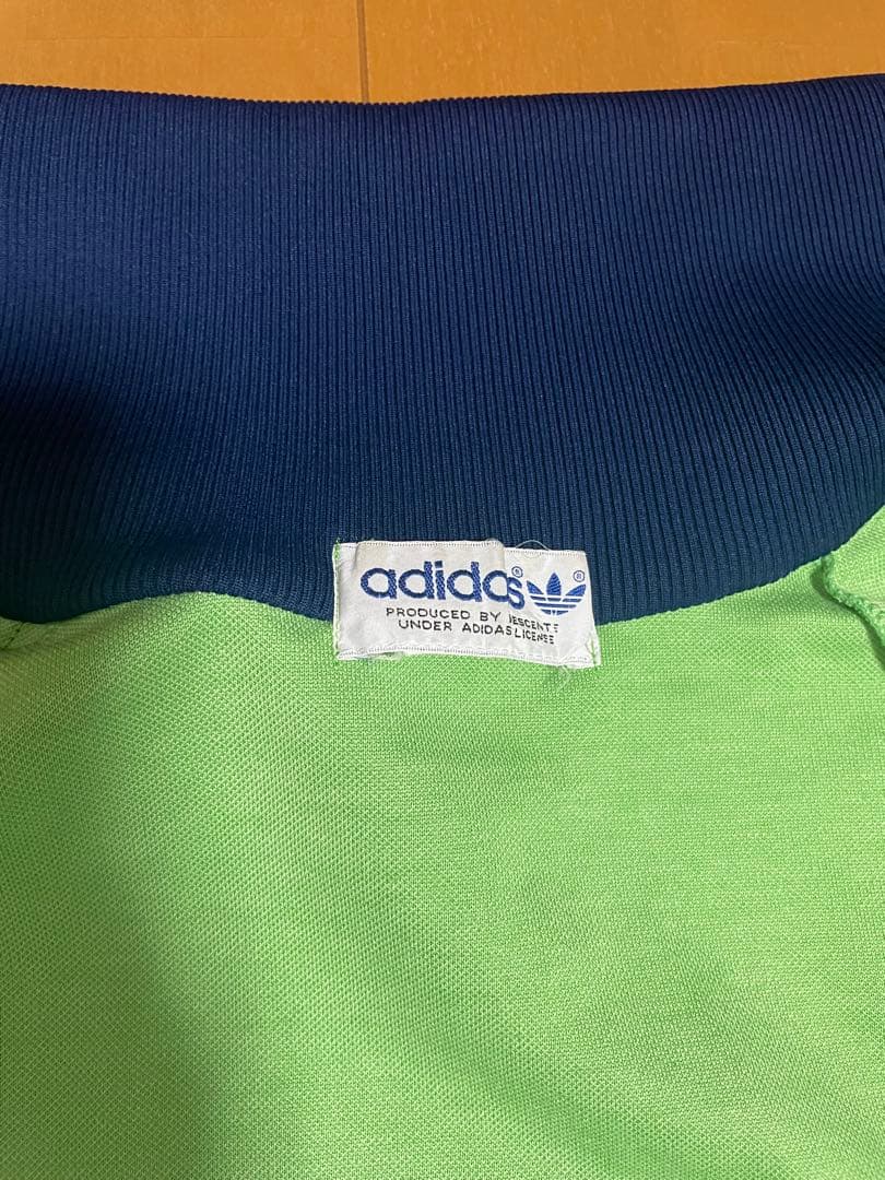 ⑱adidas トラックジャケット 5号70s 80s デサント製 グリーン