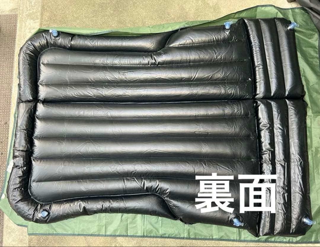 美品 エアマット エアベッドマット 車中泊 枕2個付き 約172×130cm