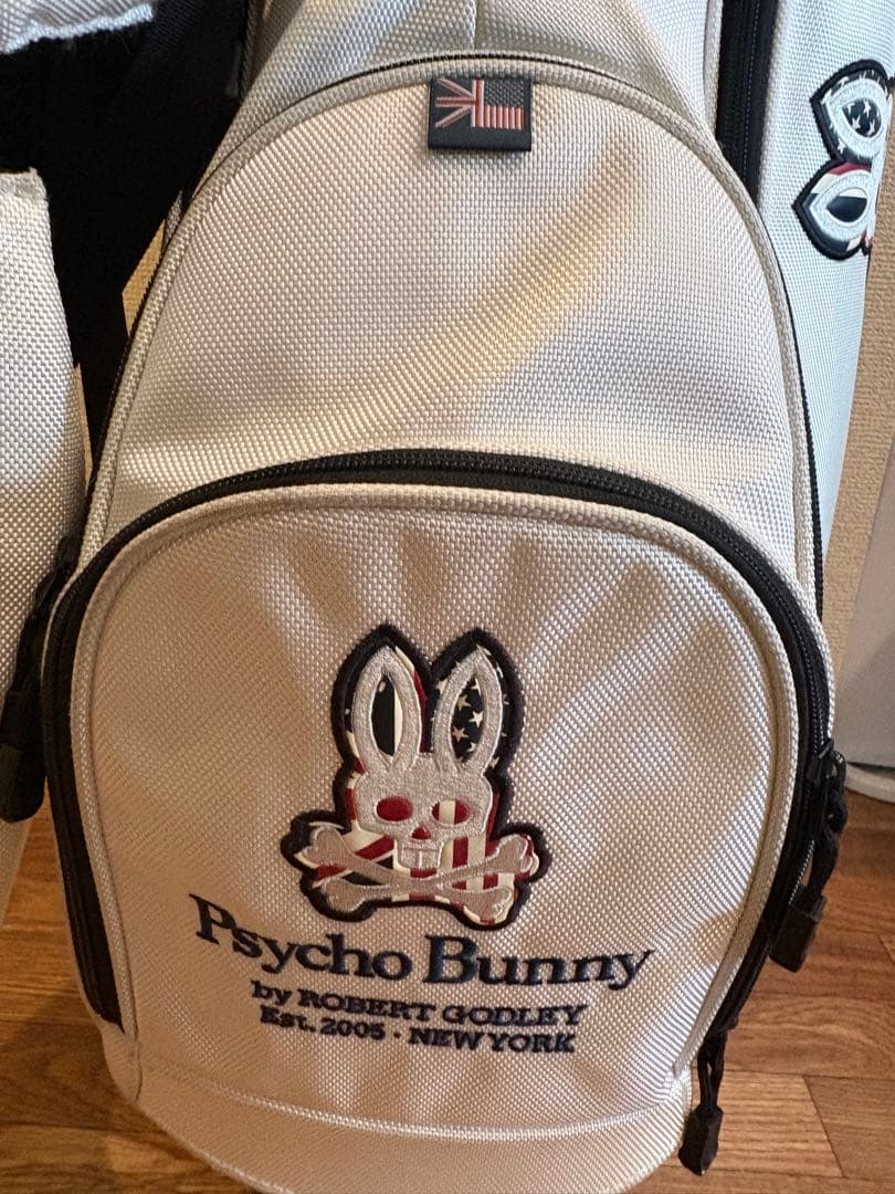 Psycho Bunny キャディバッグ ホワイト