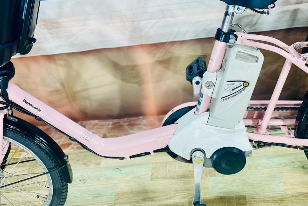 超超超破格モデル⭐️パナソニックNo1モデル！大容量子供乗せ電動自転車Y0301