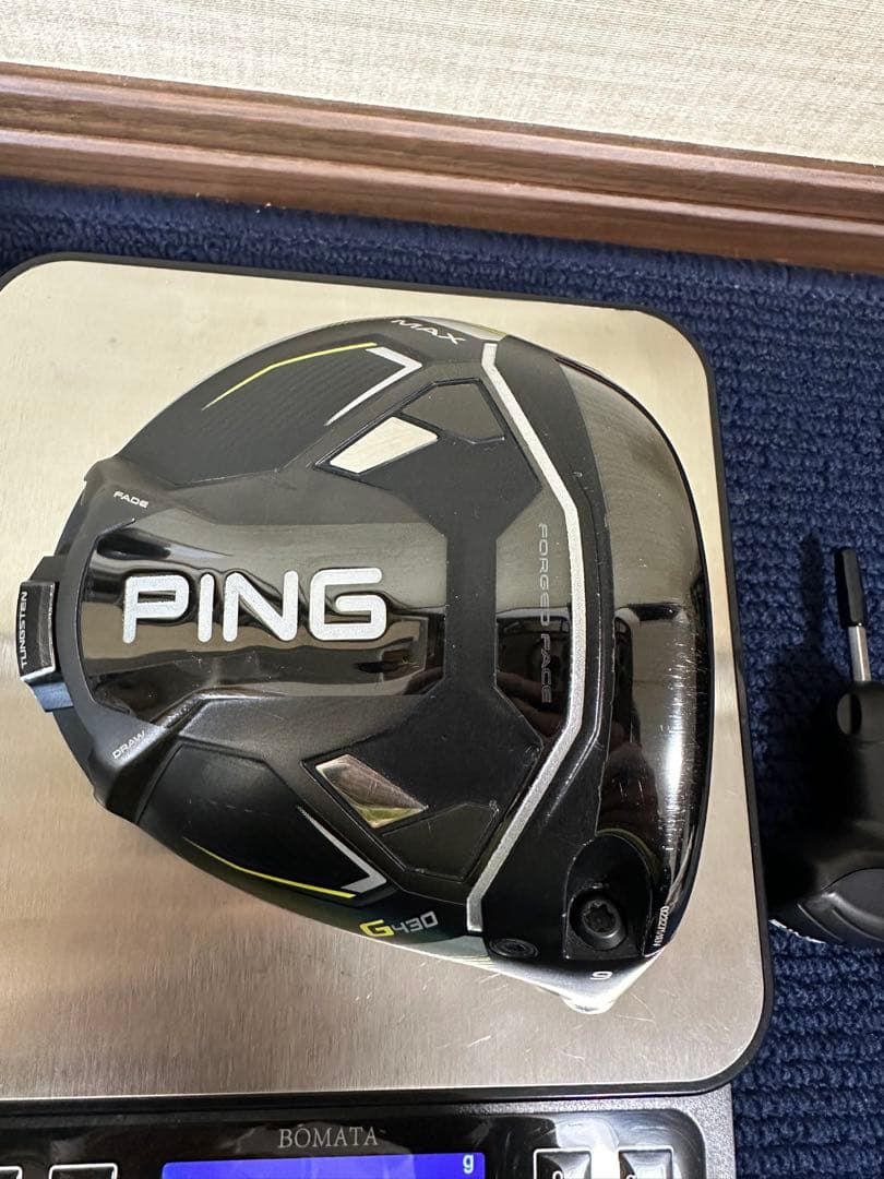 状態良好 レンチ付 G430 MAX 9度 ドライバーヘッド　ピン　ping