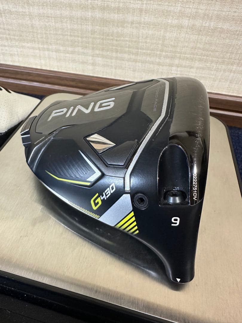 状態良好 レンチ付 G430 MAX 9度 ドライバーヘッド　ピン　ping