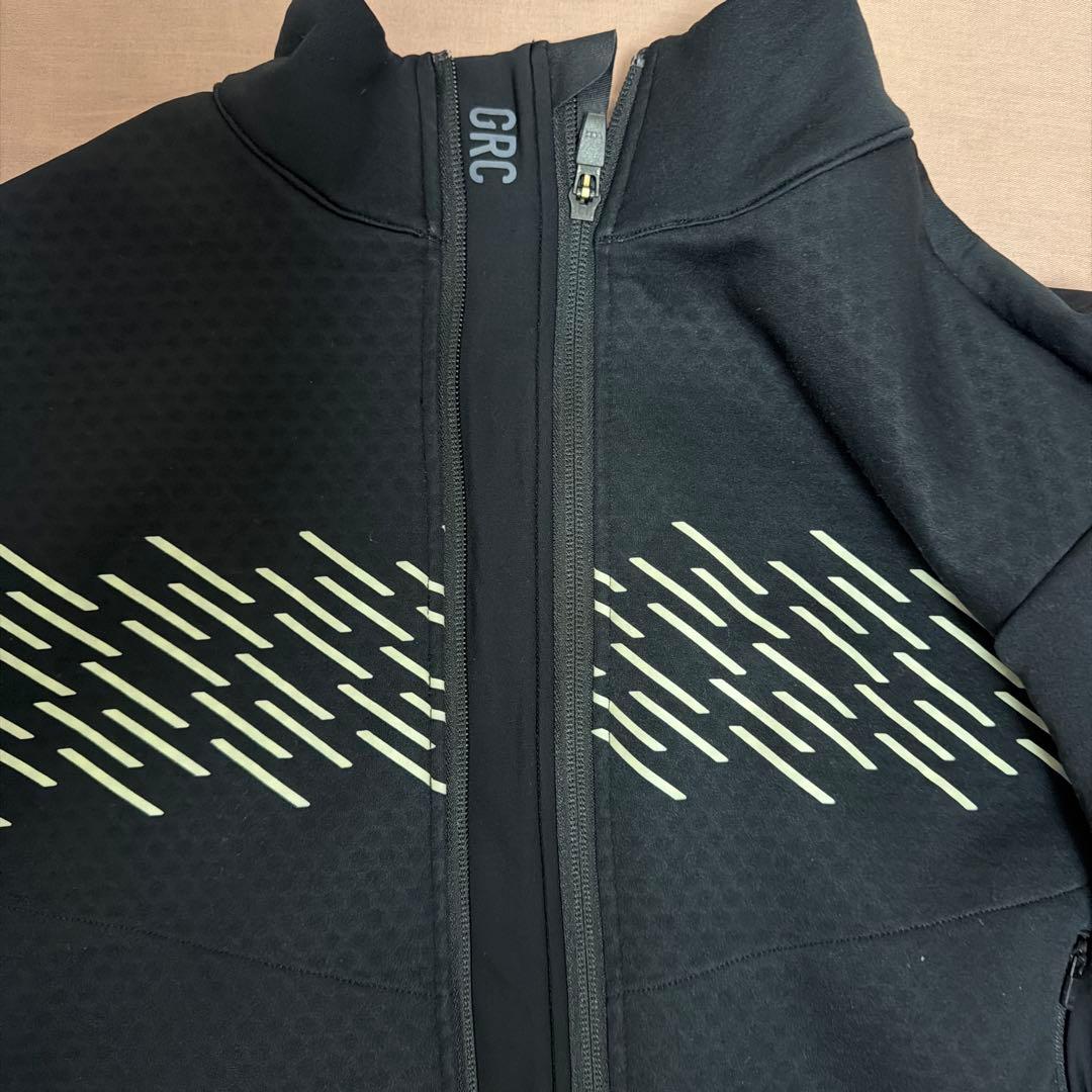 GRC サイクルジャケット XL ブラック 防風 サイクルウェア 春秋用