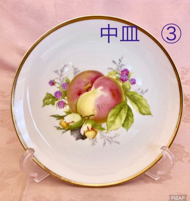［確認用］追加写真　ローゼンタール  フルーツ柄デザートプレート