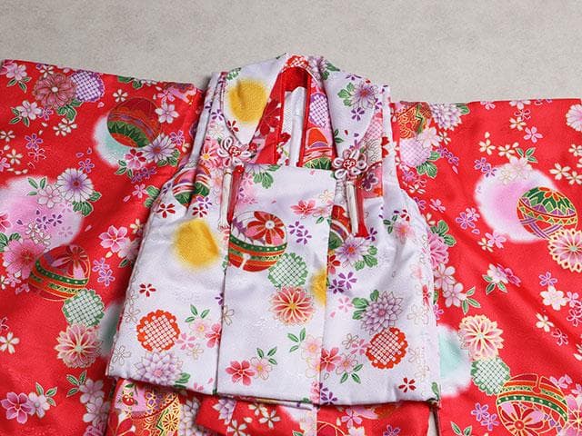 七五三 着物 被布 3歳女の子 フルセット Z00127