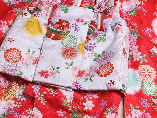七五三 着物 被布 3歳女の子 フルセット Z00127