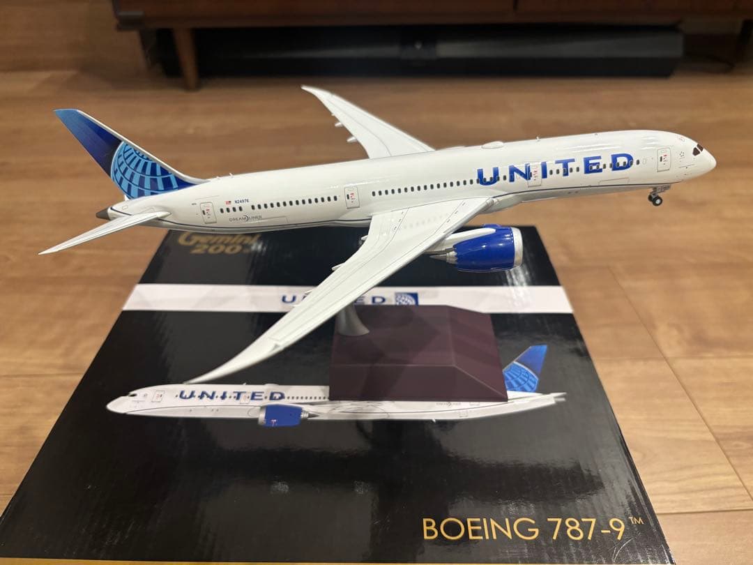 ユナイテッド航空 United 787-9 1/200 Gemini200