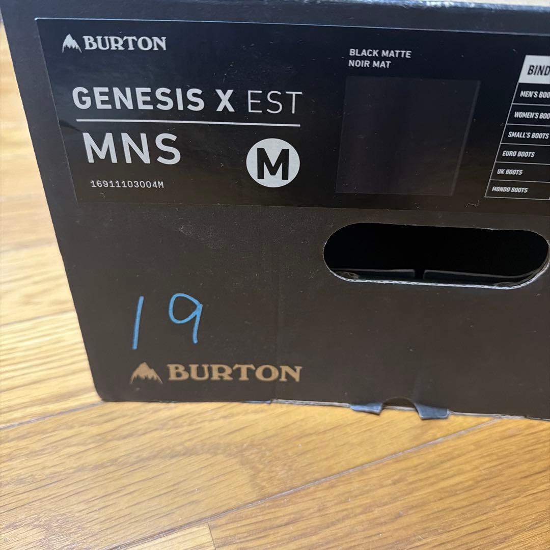 BURTON GENESIS X EST ビンディング M ブラックマット