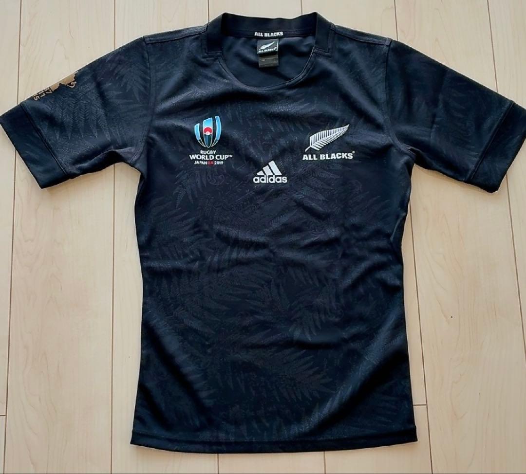 【美品】2019年ラグビーW杯 オールブラックスユニフォーム　Sサイズ