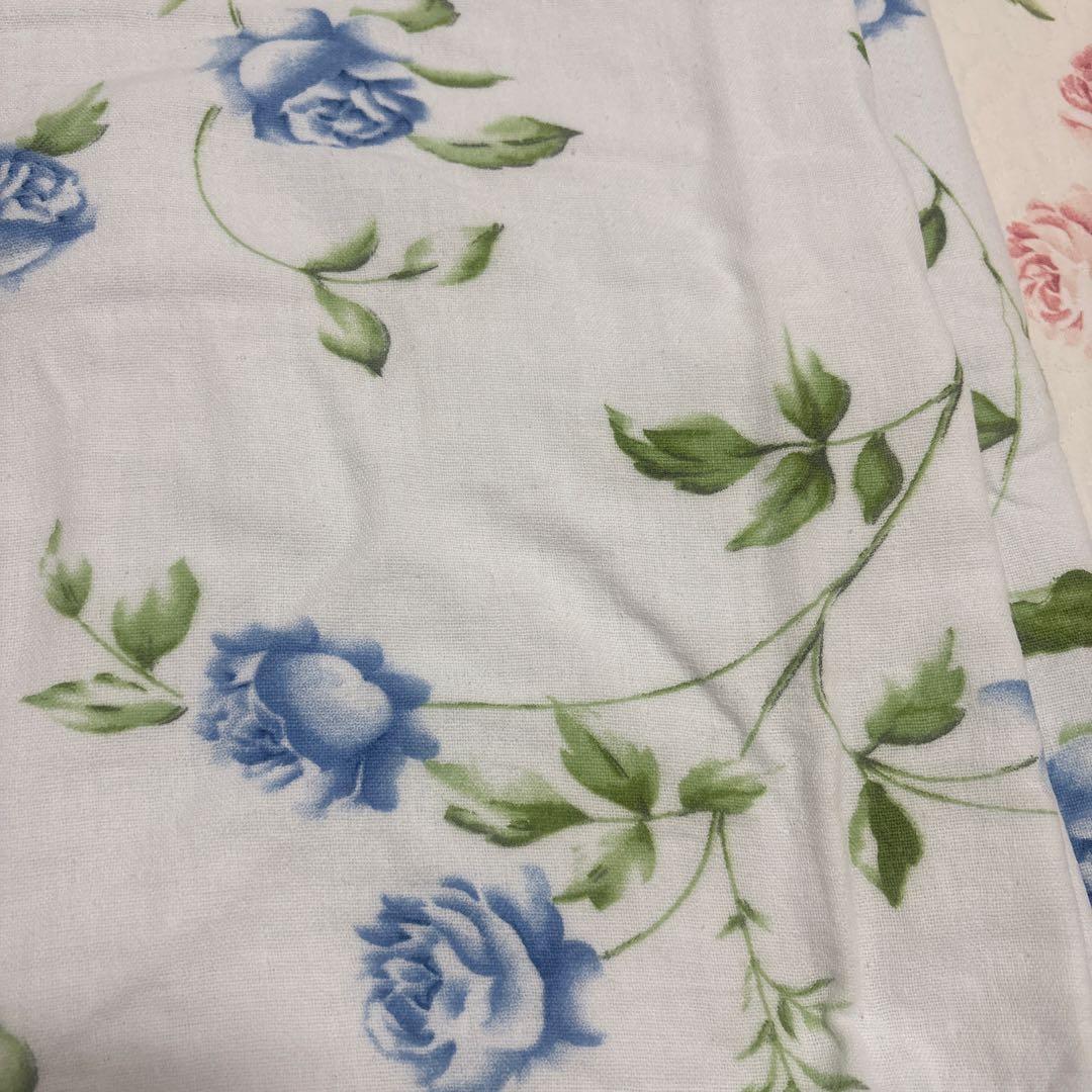 ローラアシュレイ　ヘーゼルウッドブルー　タオルケット2枚セット