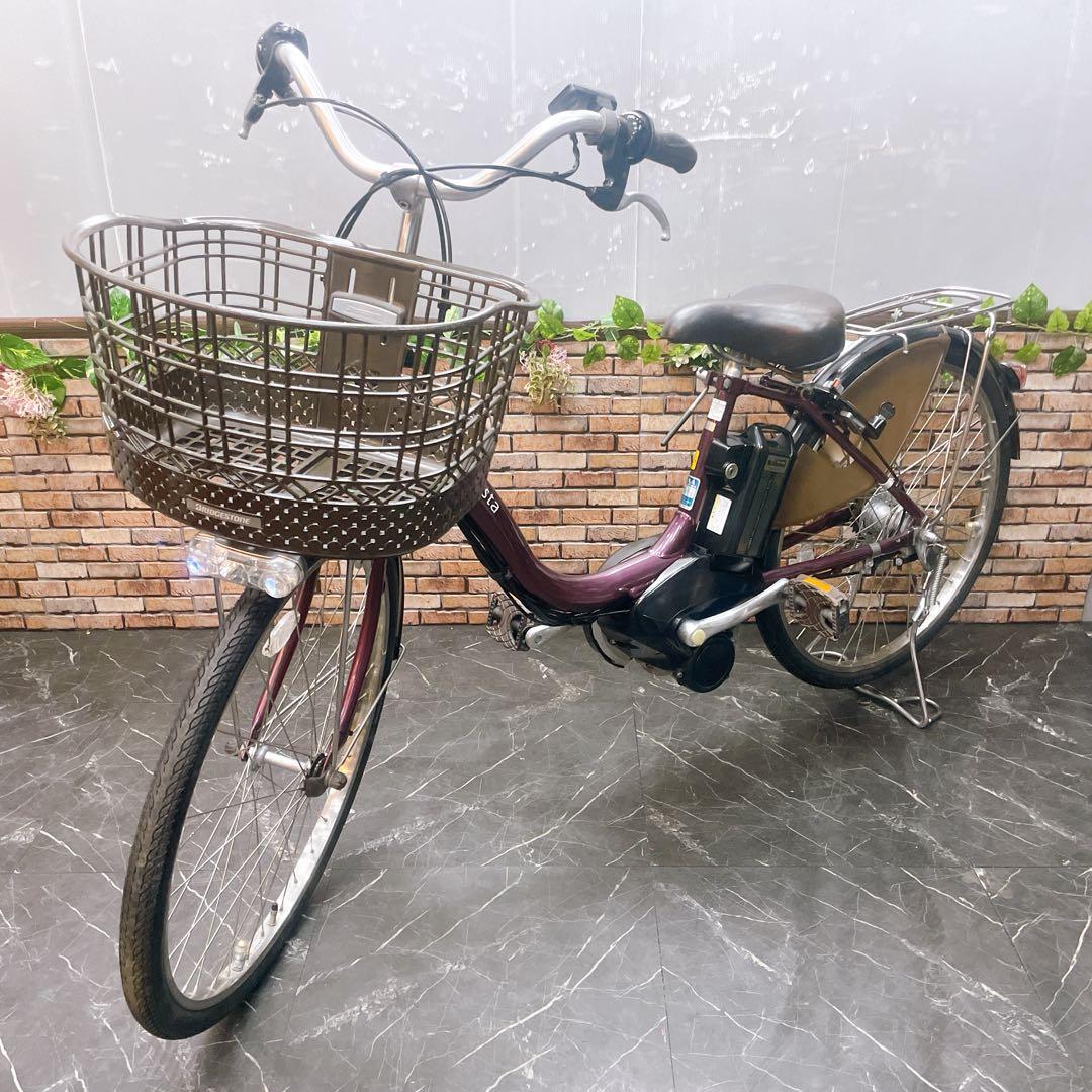 【83】電動自転車 ブリヂストン Assista パープル 24インチ