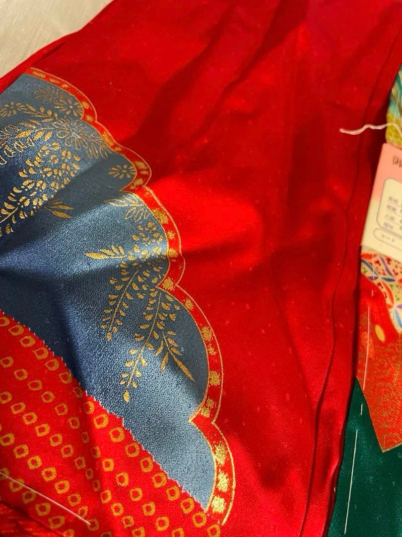 千歳飾り　七歳用 七五三　着物単品