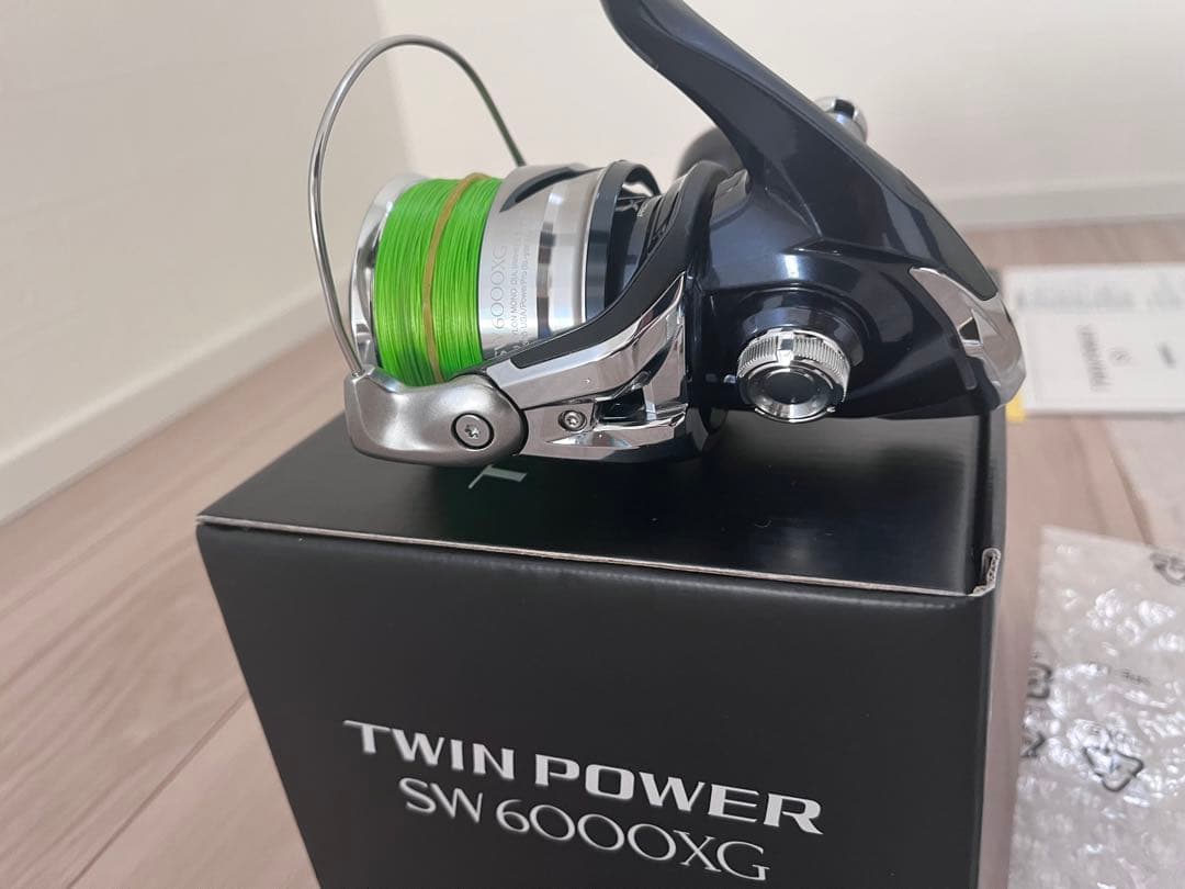 21ツインパワーSW6000ＸＧ美品　シマノピットブル8 300m2号未使用付