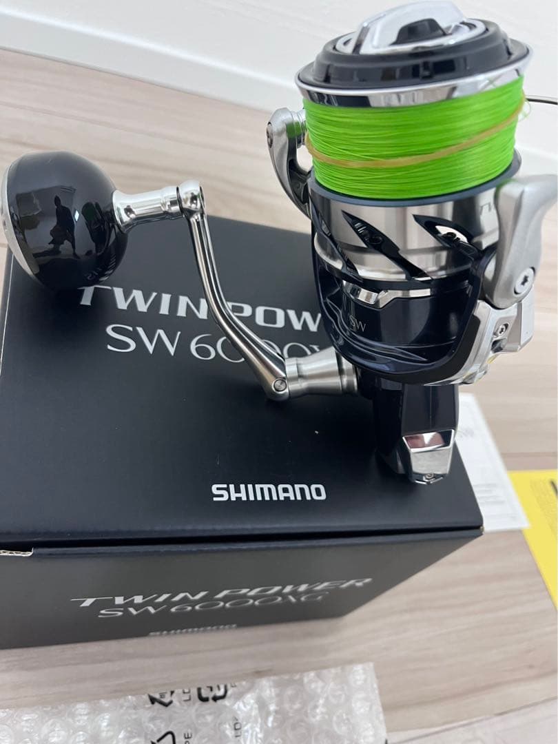 21ツインパワーSW6000ＸＧ美品　シマノピットブル8 300m2号未使用付