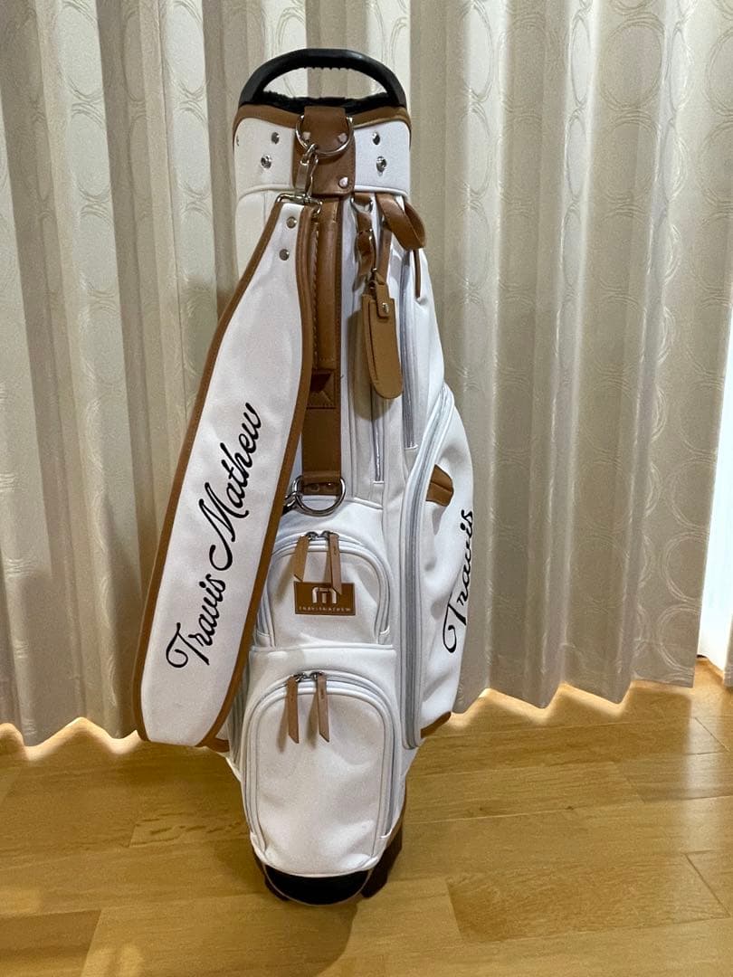 Travis Mathew スタンド式ゴルフバッグ ホワイト