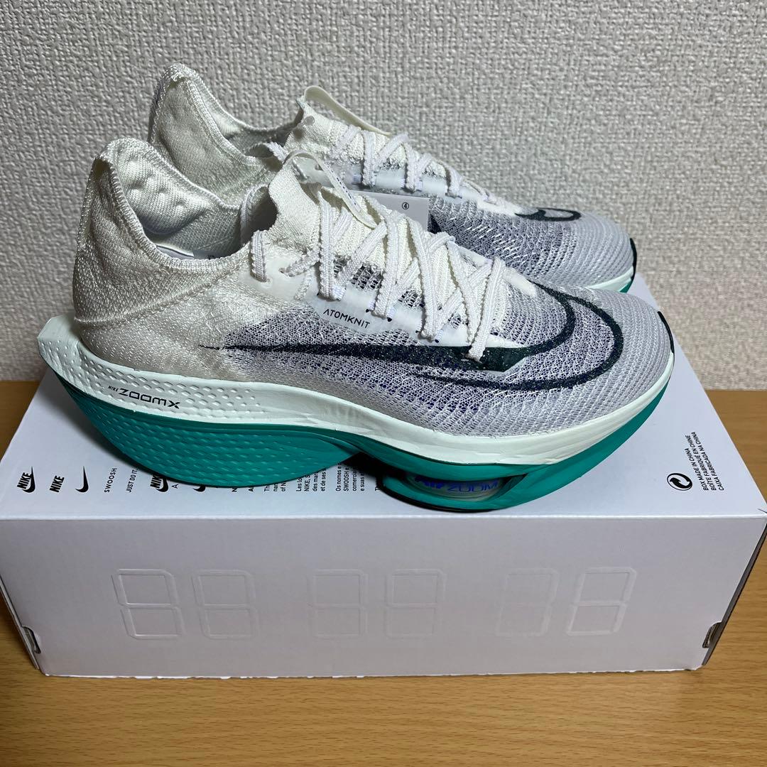 新品 W AIR ZOOM ALPHAFLY NEXT% 2 JADE 23cm