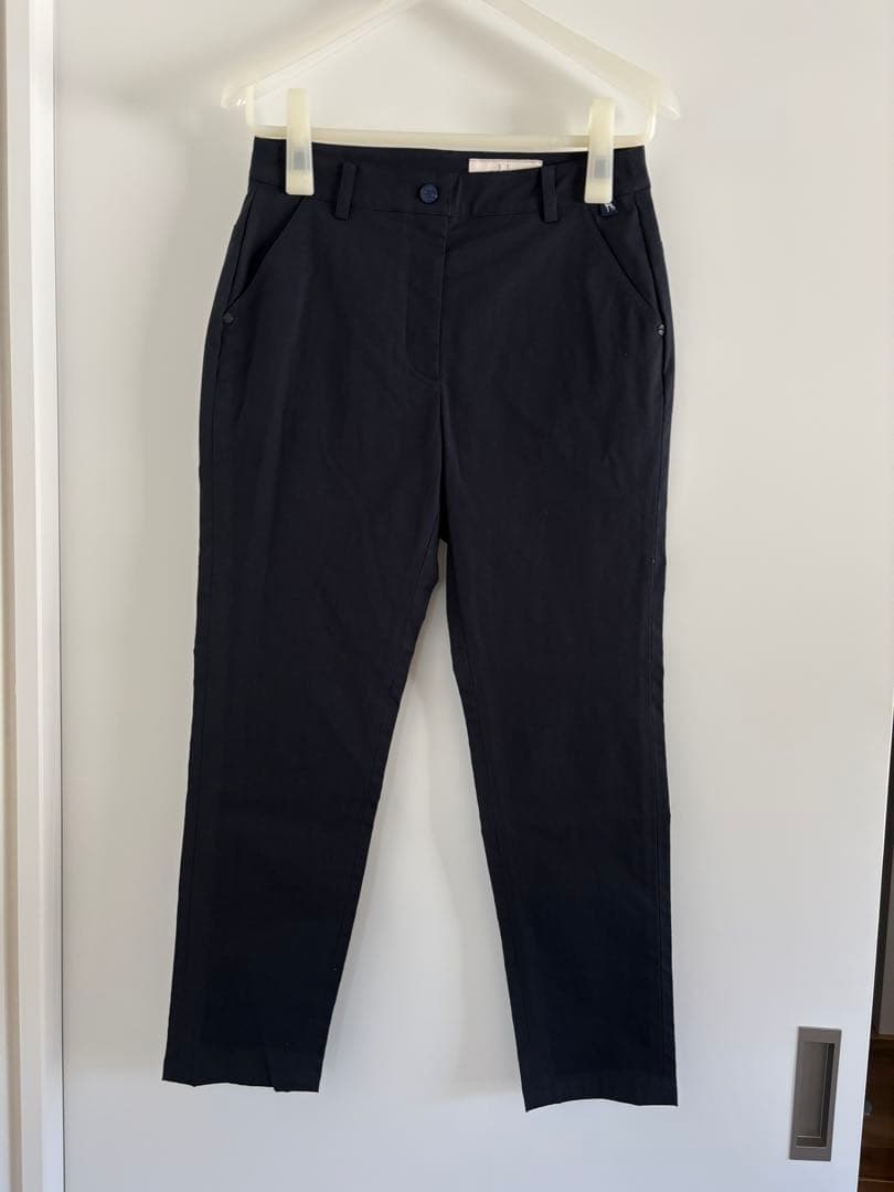 【新品タグ付】アダバット ゴルフパンツ 36(S) 濃紺 ストレッチ ワールド
