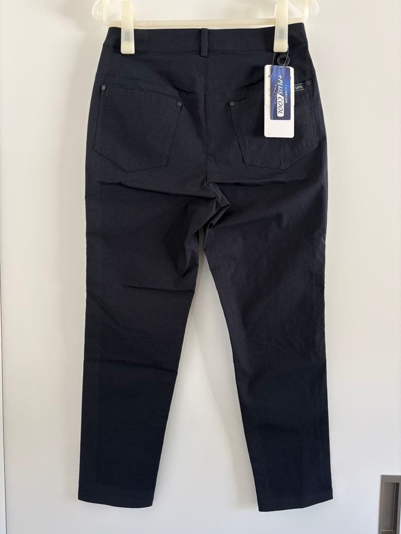 【新品タグ付】アダバット ゴルフパンツ 36(S) 濃紺 ストレッチ ワールド