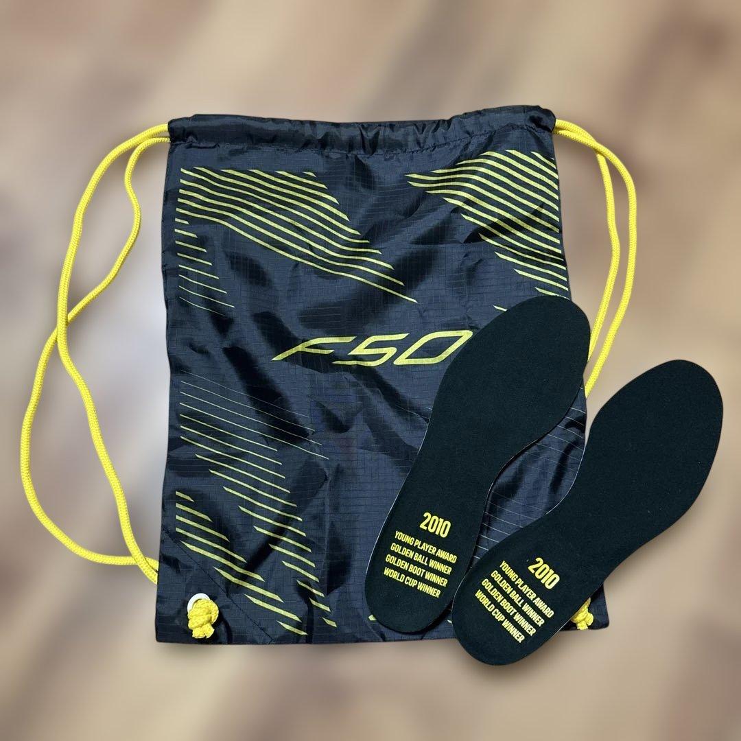 adidas F50 ブラック/イエロー サッカーシューズ