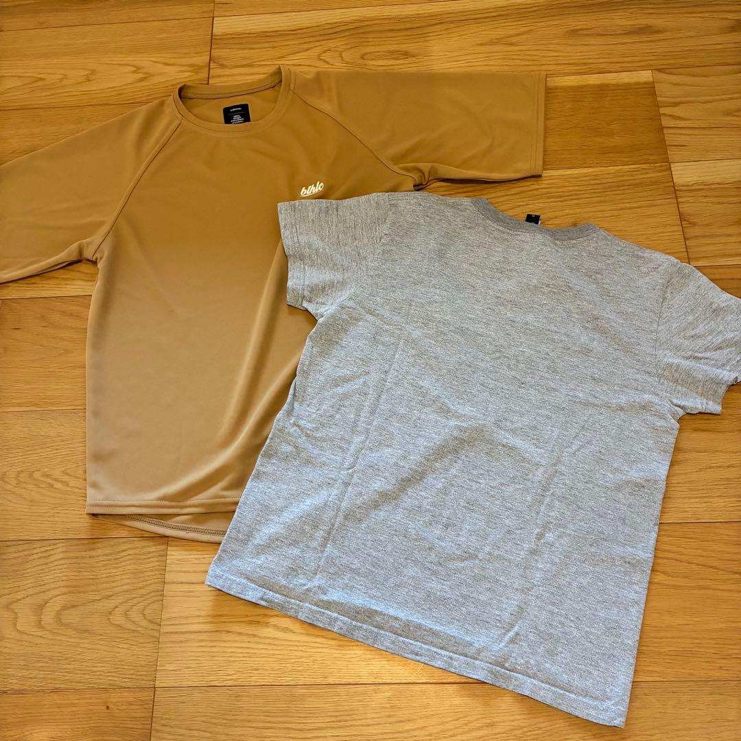 ballaholic Tシャツ 2枚セット ベージュ グレー