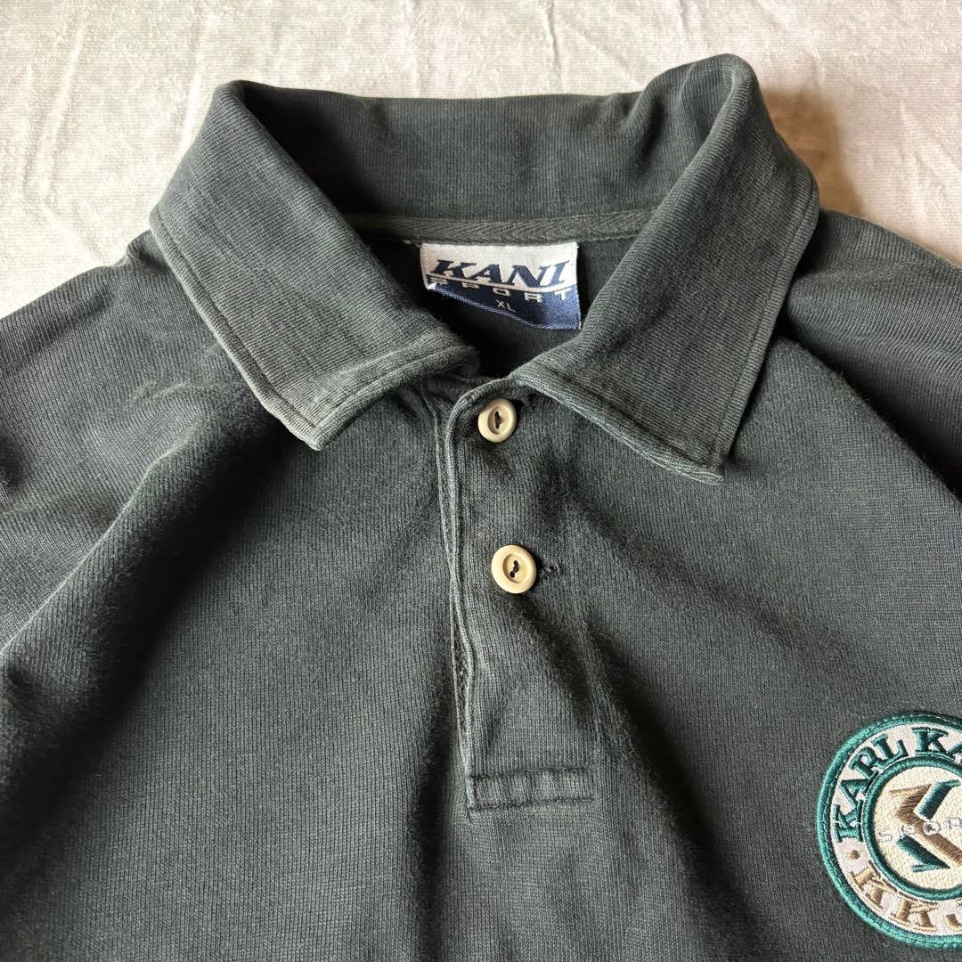 90sKARL KANI SPORT ラガーシャツ ビッグシルエット　ストリート
