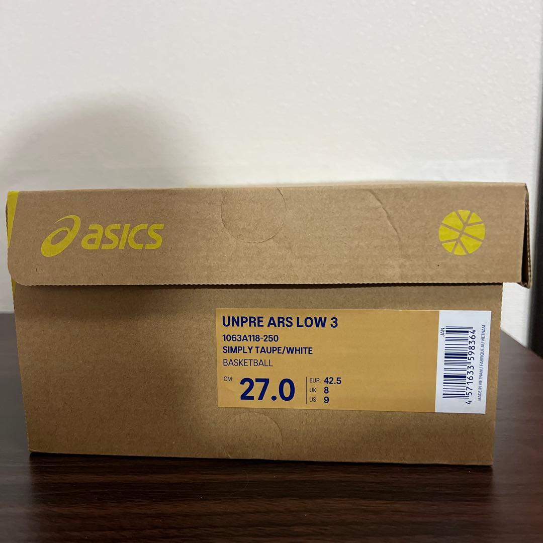 ASICS × ballaholic UNPRE ARS LOW 3 27cm