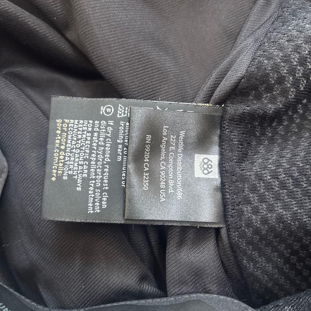 686 シックスエイトシックス GORE-TEX スノーボードパンツ