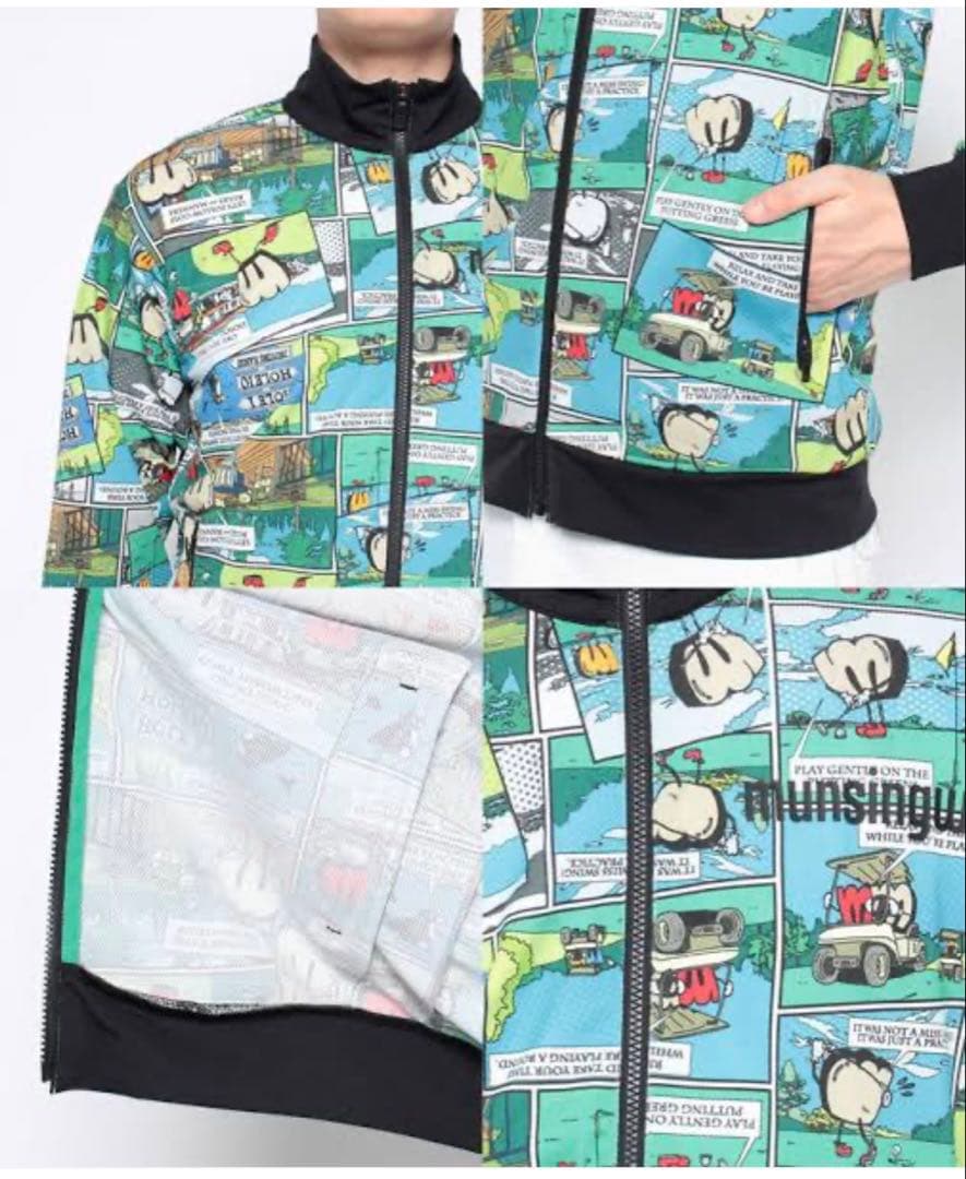 【美品】マンシングウェアMunsingwear ジャケット Lサイズ