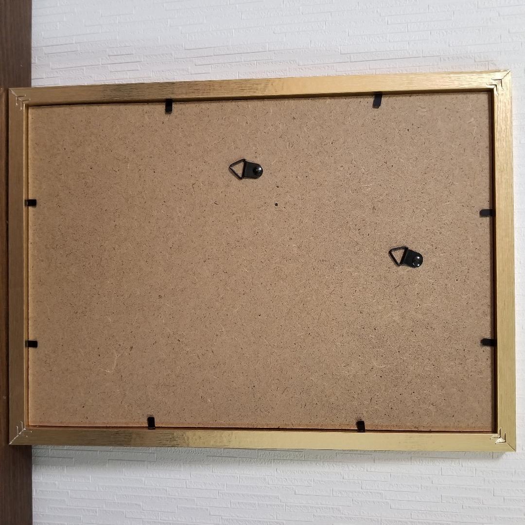 抽象画　絵画　モノクロ　インテリア　アートA4サイズ