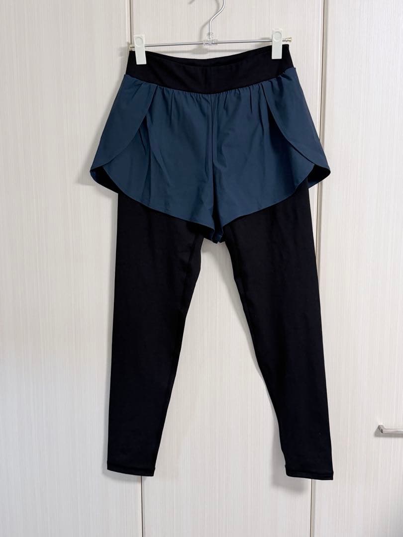 ［新品］Lava ショートパンツ付きベーシックレギンスＬ　 ヨガウェア