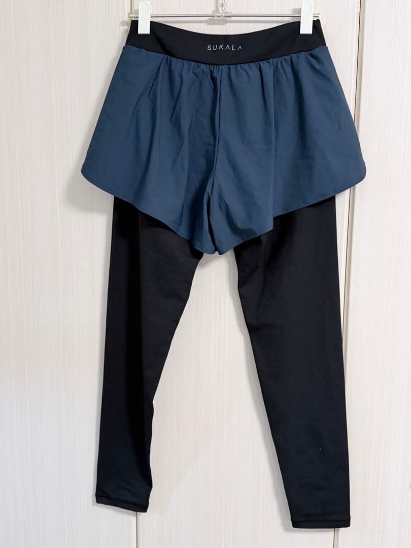 ［新品］Lava ショートパンツ付きベーシックレギンスＬ　 ヨガウェア