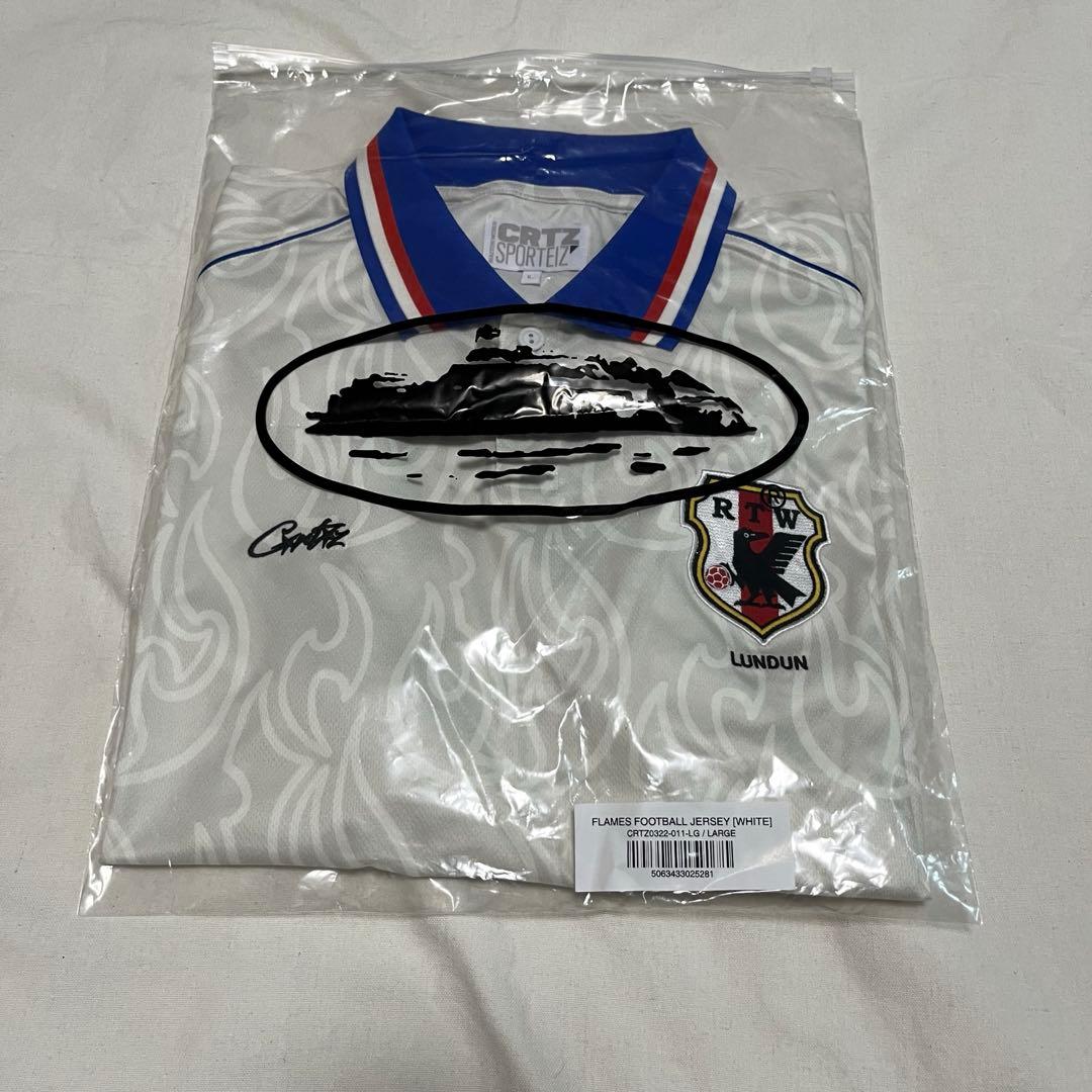 CORTEIZ FLAMES FOOTBALL JERSEY Lサイズ