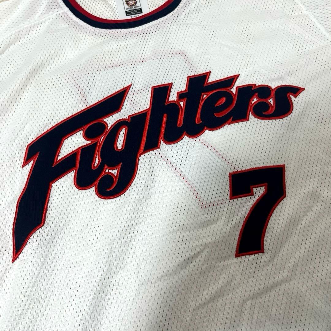 【希少レア】日本ハムファイターズ　西川遥輝 背番号7 初代復刻ユニフォームXL