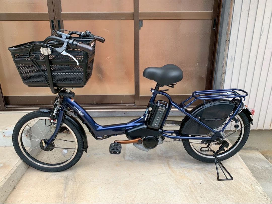 電動自転車　№8062 ヤマハ PAS Kiss 20インチ ネイビー