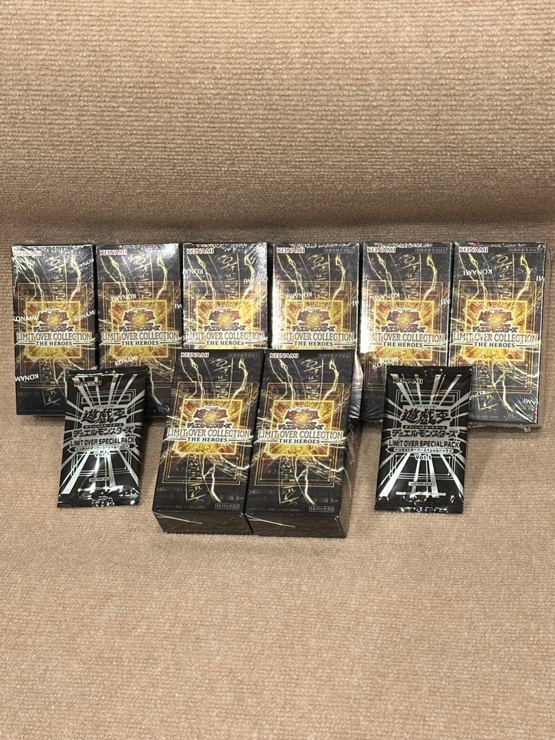 8BOX＋プロモ2パック遊戯王 リミットオーバーコレクション THE ヒーローズ